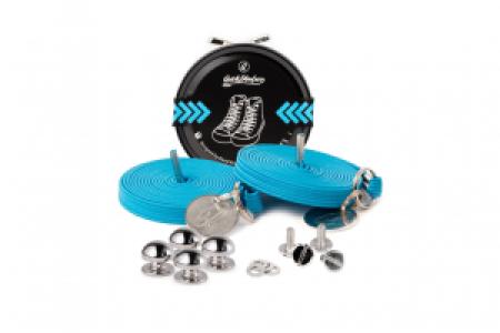 Quickshoelaces casuel turquoise