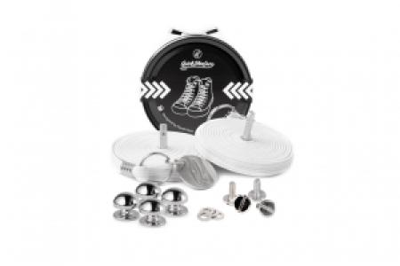 Quickshoelaces casuel wit