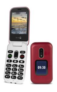 Mobiele telefoon 6060 2G rood/wit