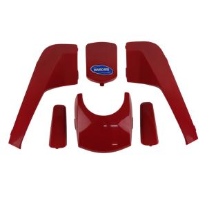 Invacare Scootmobiel accentkleur kapdelen - Carnet Red