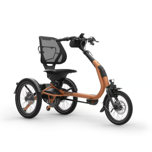 Van Raam Easy Rider Compact+ - Elektrische Driewielfiets - Geveerde Zitting - Compact & Wendbaar - Copper Brown Matt