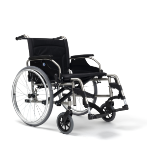 Vermeiren V100 XL - Rolstoel - Tot 170 kg Belastbaar - Verstelbare Arm- en Beensteunen - Zitbreedte 53 cm