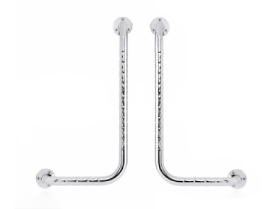 Wandgreep 90gr hoek rechts voor gebruik in toilet en douche wandbeugel