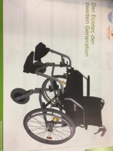 Rolstoel transport rolstoel Ecotec 2GDrive Maat 46 Kleur Grijs