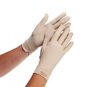 Oedeemhandschoenen - hele vingers, polslengte rechts S