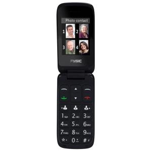 Senioren mobiele klaptelefoon wit Fysic FM-9710WT