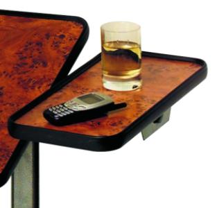 Bedleestafel - plateau, walnoten